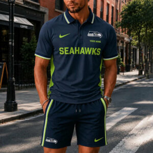 Limited Edition – Customized NFL Seattle Seahawks Polo Shirt & Short Pants