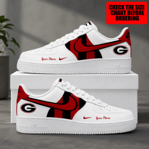 Limited Edition – Customized NCAA Georgia Bulldogs Air Force 1 Shoes