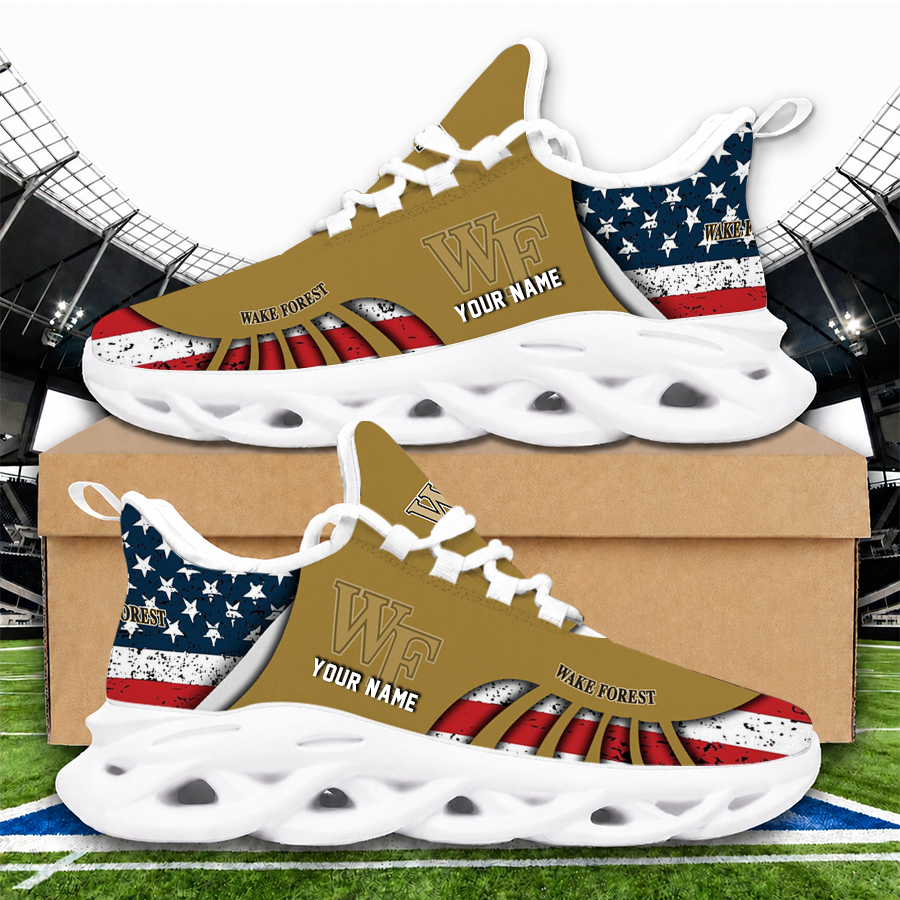 Limited Edition – Customized NCAA Wake Forest Demon Deacons Unisex Max Soul Sneakers