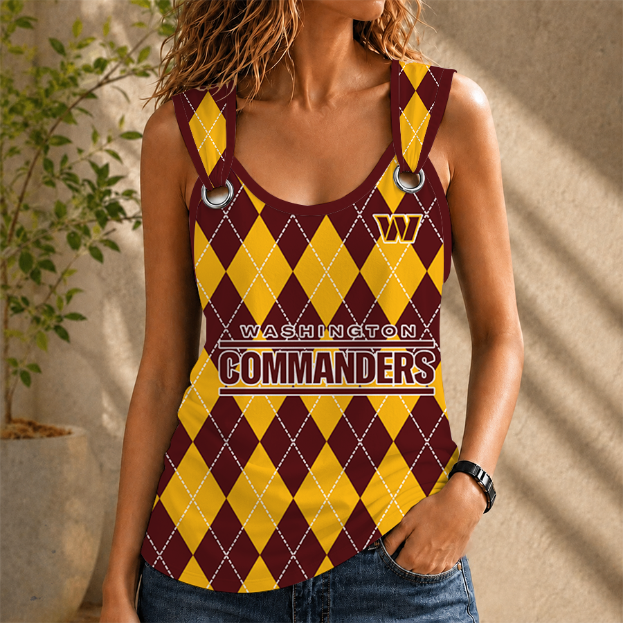 Limited Edition – Customized NFL Washington Commanders O-Ring Shoulder Tank Top