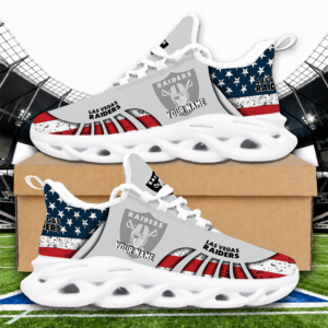 Limited Edition – Customized NFL Las Vegas Raiders Unisex Max Soul Sneakers
