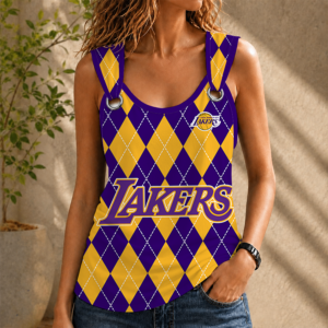 Limited Edition – Customized Nba Los Angeles Lakers O-Ring Shoulder Tank Top