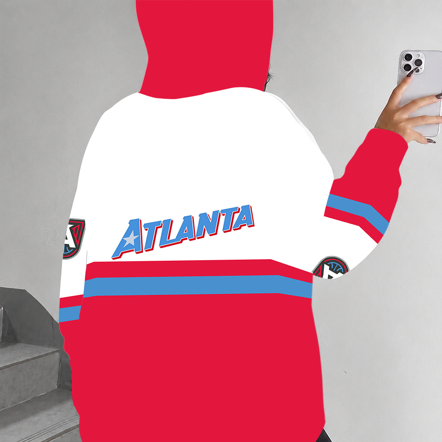 Limited Edition – Customized WNBA Atlanta Dream Hoodie, Zip Hoodie - Image 2