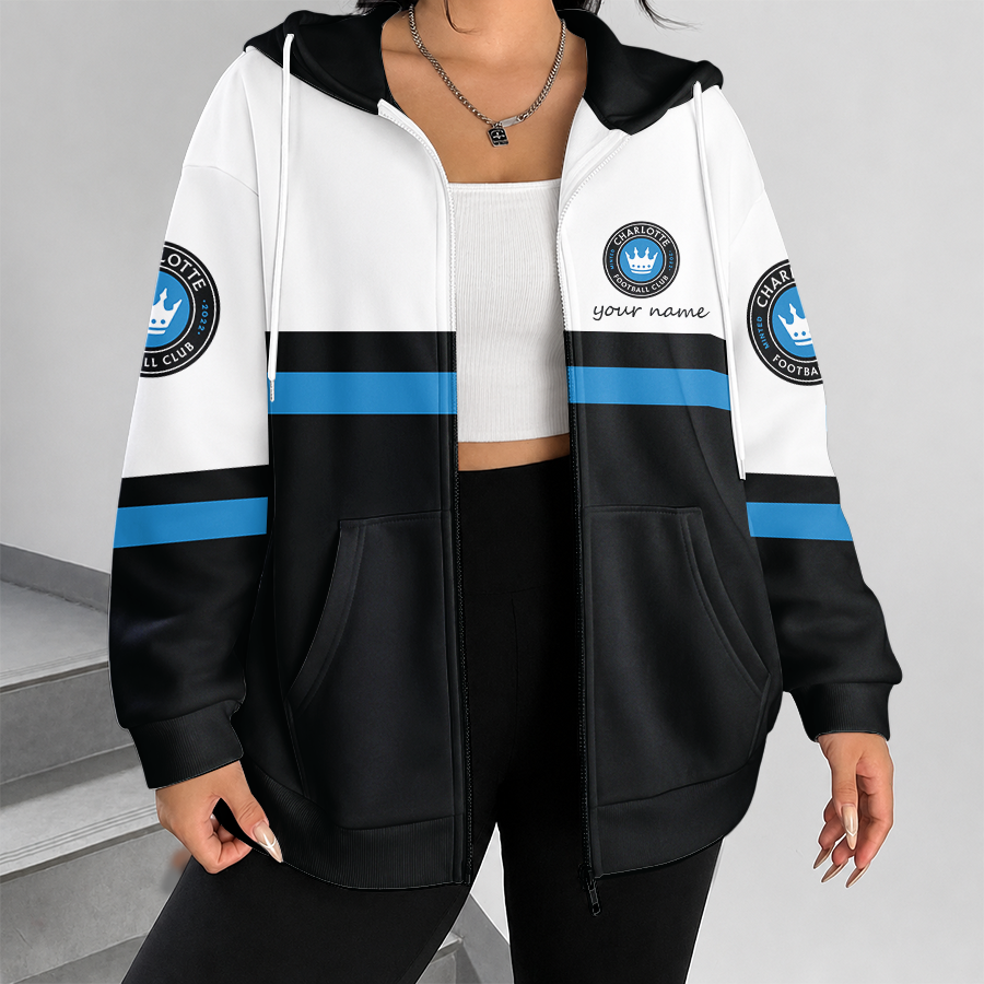 Limited Edition – Customized MLS Charlotte Fc Hoodie, Zip Hoodie