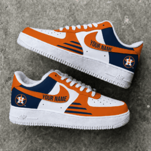 Limited Edition – Customized MLB Houston Astros Air Force 1 Shoes