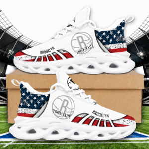 Limited Edition – New Customized Nba Brooklyn Nets Premium Max Soul Sneakers