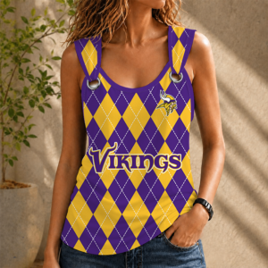 Limited Edition – Customized NFL Minnesota Vikings O-Ring Shoulder Tank Top