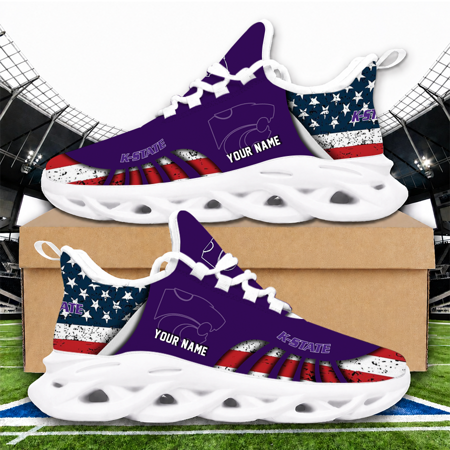 Limited Edition – Customized NCAA Kansas State Wildcats Max Soul Sneakers
