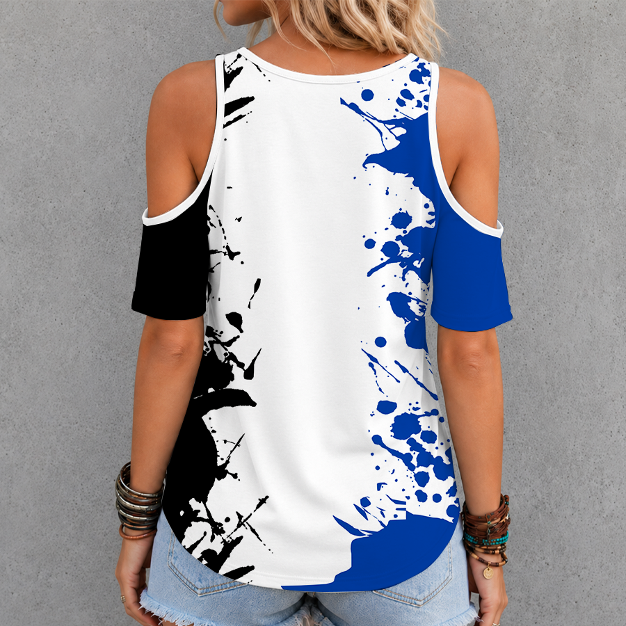 Limited Edition – Customized MLS Cf Montreal Criss Cross V-Neck Top - Image 2