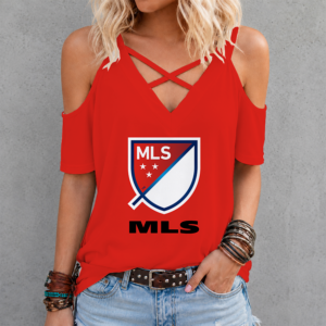 Limited Edition – Customized MLS Major League Soccer Criss Cross V-Neck Top