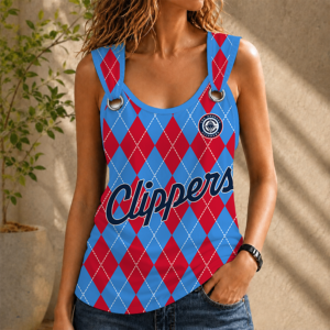 Limited Edition – Customized Nba Los Angeles Clippers O-Ring Shoulder Tank Top