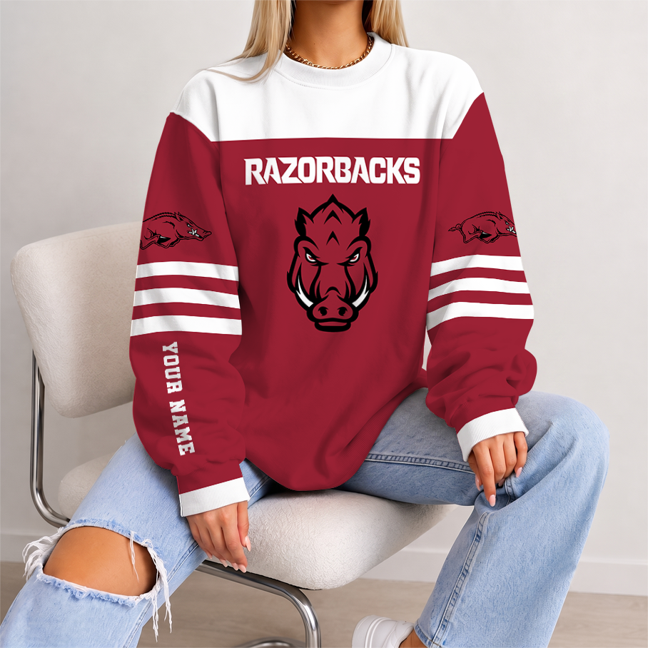 Limited Edition – New Customized NCAA Arkansas Razorbacks Strappy Unisex Sweatshirt