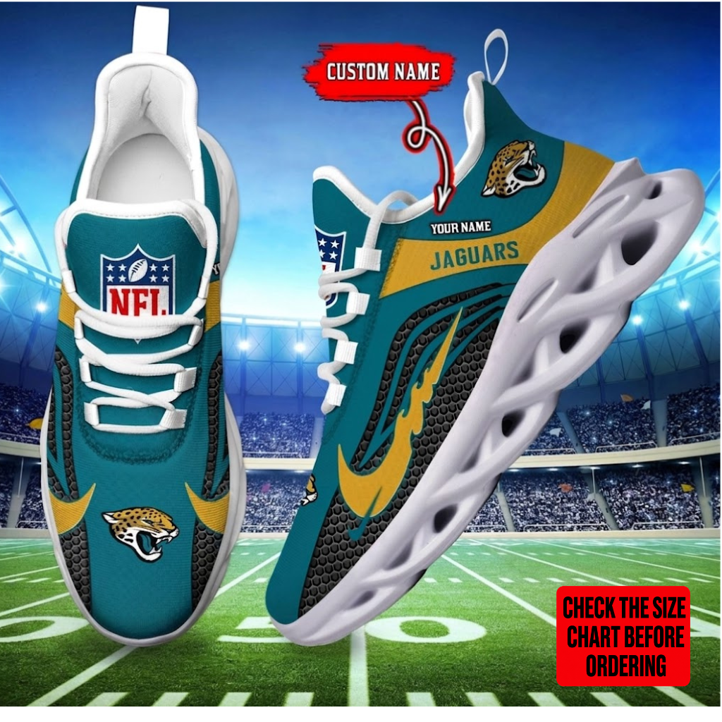 Limited Edition – Customized NFL Jacksonville Jaguars Unisex Max Soul Sneakers