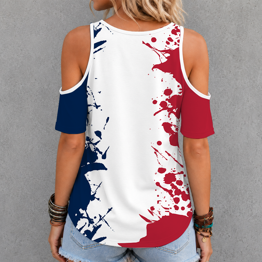 Limited Edition – Customized NHL Winnipeg Jets Criss Cross V-Neck Top - Image 2