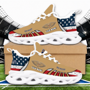 Limited Edition – New Customized Nba New Orleans Pelicans Premium Max Soul Sneakers