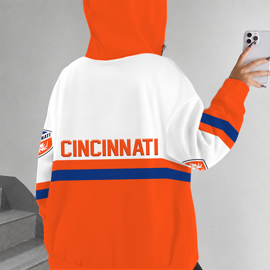 Limited Edition – Customized MLS Fc Cincinnati Hoodie, Zip Hoodie - Image 2