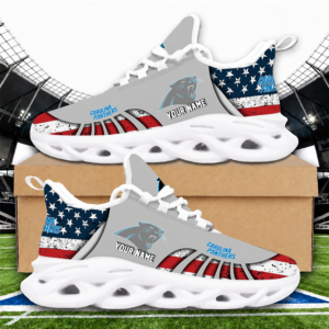 Limited Edition – Customized NFL Carolina Panthers Unisex Max Soul Sneakers