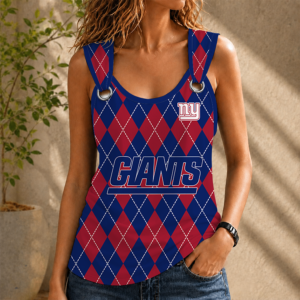 Limited Edition – Customized NFL New York Giants O-Ring Shoulder Tank Top