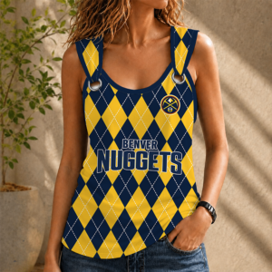 Limited Edition – Customized Nba Denver Nuggets O-Ring Shoulder Tank Top