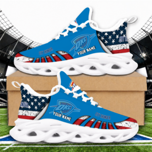 Limited Edition – New Customized Nba Oklahoma City Thunder Premium Max Soul Sneakers