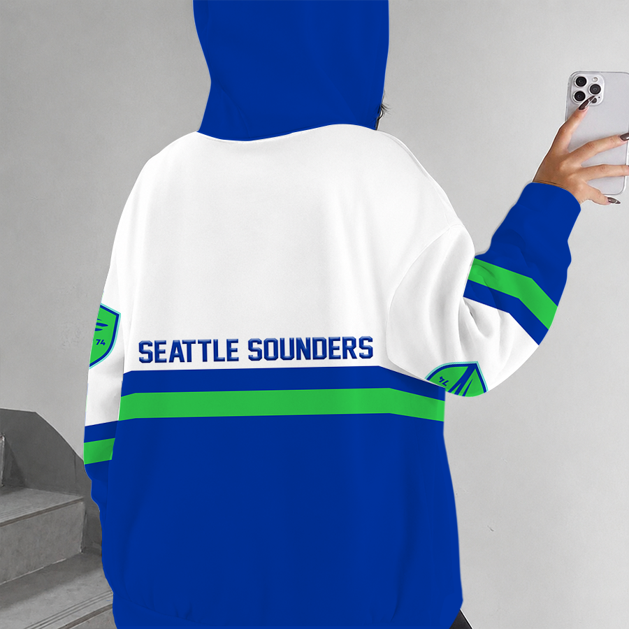 Limited Edition – Customized MLS Seattle Sounders Fc Hoodie, Zip Hoodie - Image 2