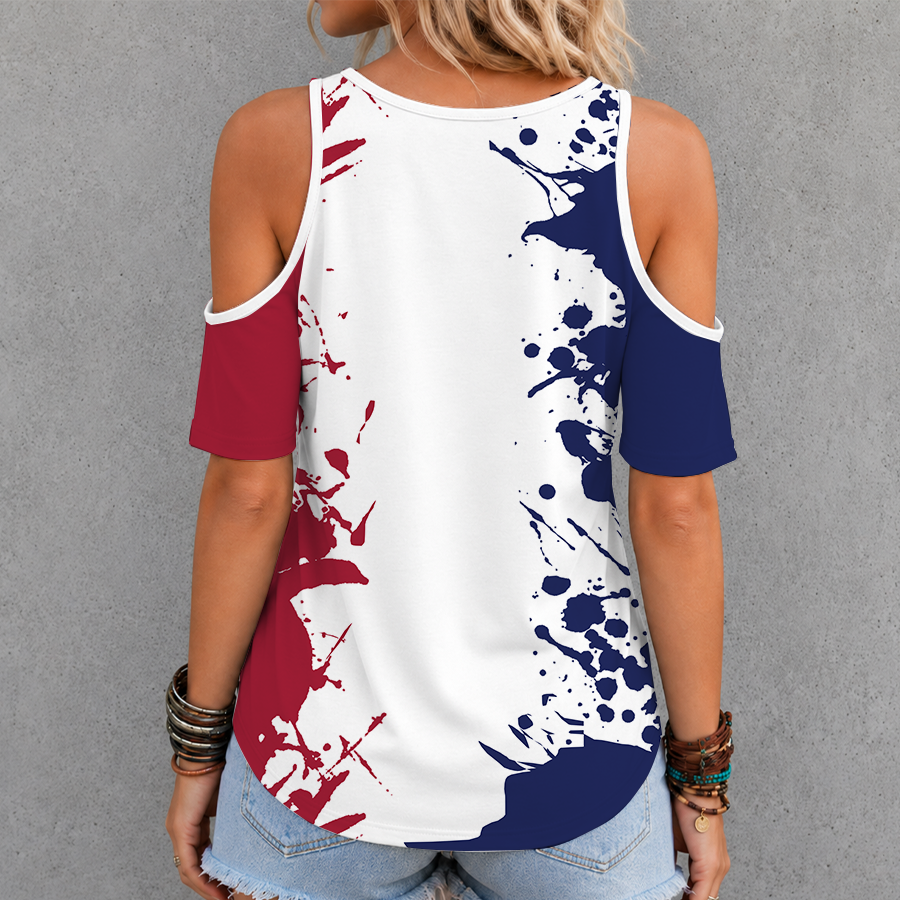 Limited Edition – Customized MLS Real Salt Lake Criss Cross V-Neck Top - Image 2