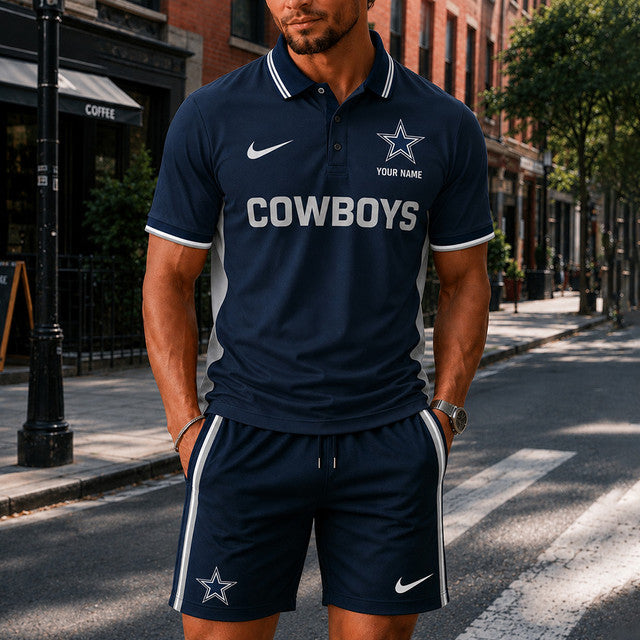 Limited Edition – Customized NFL Dallas Cowboys Polo Shirt & Short Pants