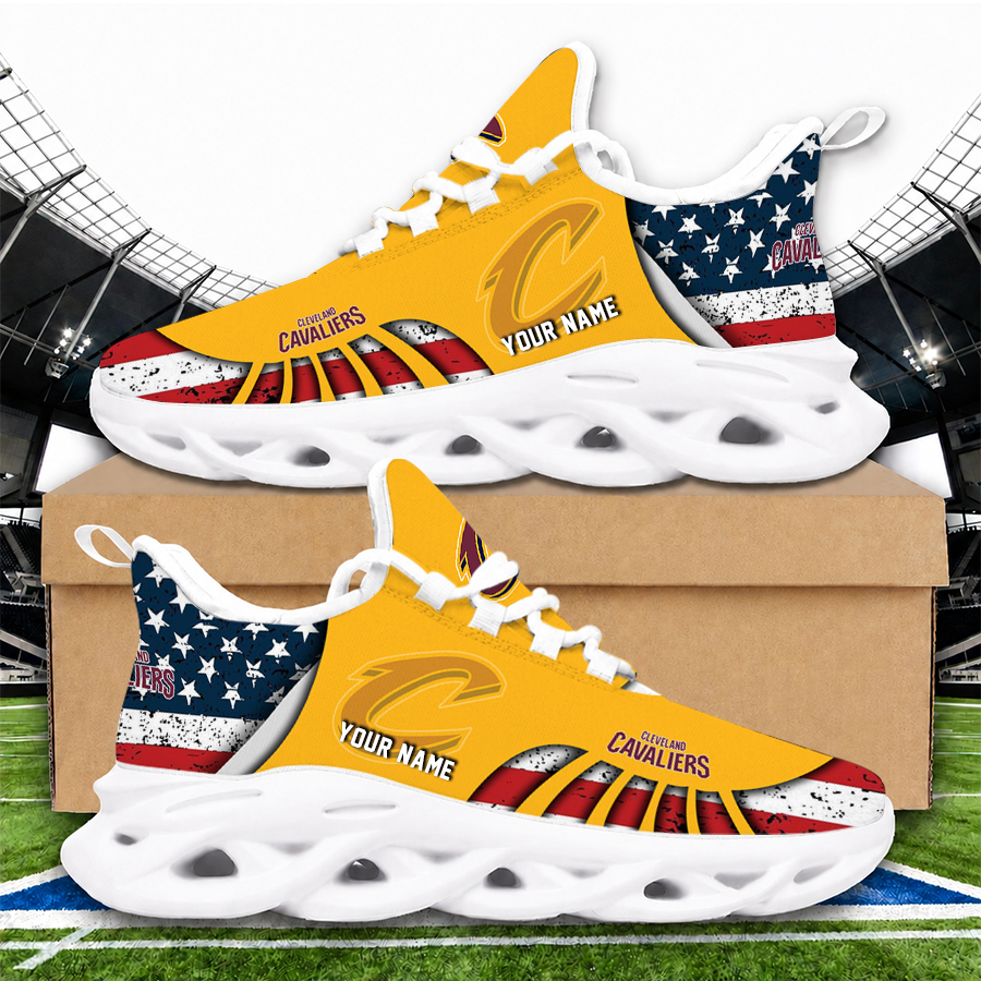 Limited Edition – New Customized Nba Cleveland Cavaliers Premium Max Soul Sneakers