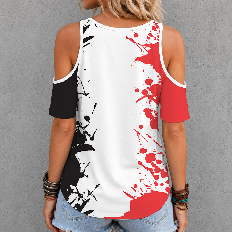 Limited Edition – Customized MLS D.C. United Criss Cross V-Neck Top - Image 2