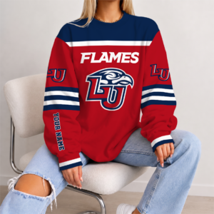 Limited Edition – Customized NCAA Liberty Flames Unisex Sweatshirt