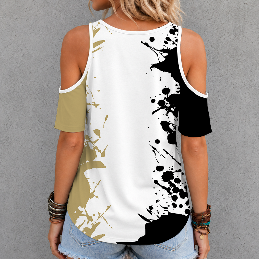 Limited Edition – Customized NCAA Colorado Buffaloes Criss Cross V-Neck Top - Image 2