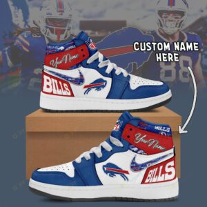 Limited Edition – Customized NFL Buffalo Bills Air Jordan 1 Shoes