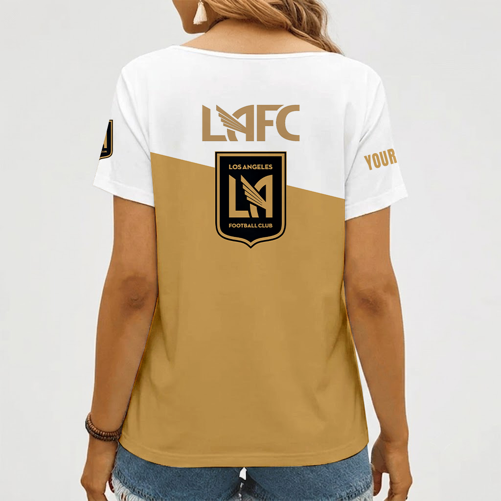 Limited Edition – Customized MLS Los Angeles Fc V-Neck Female Shirt - Image 2