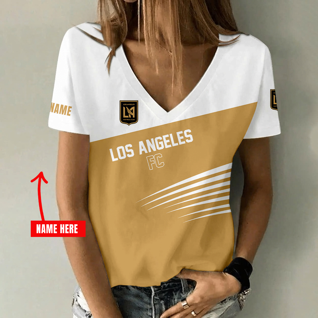 Limited Edition – Customized MLS Los Angeles Fc V-Neck Female Shirt