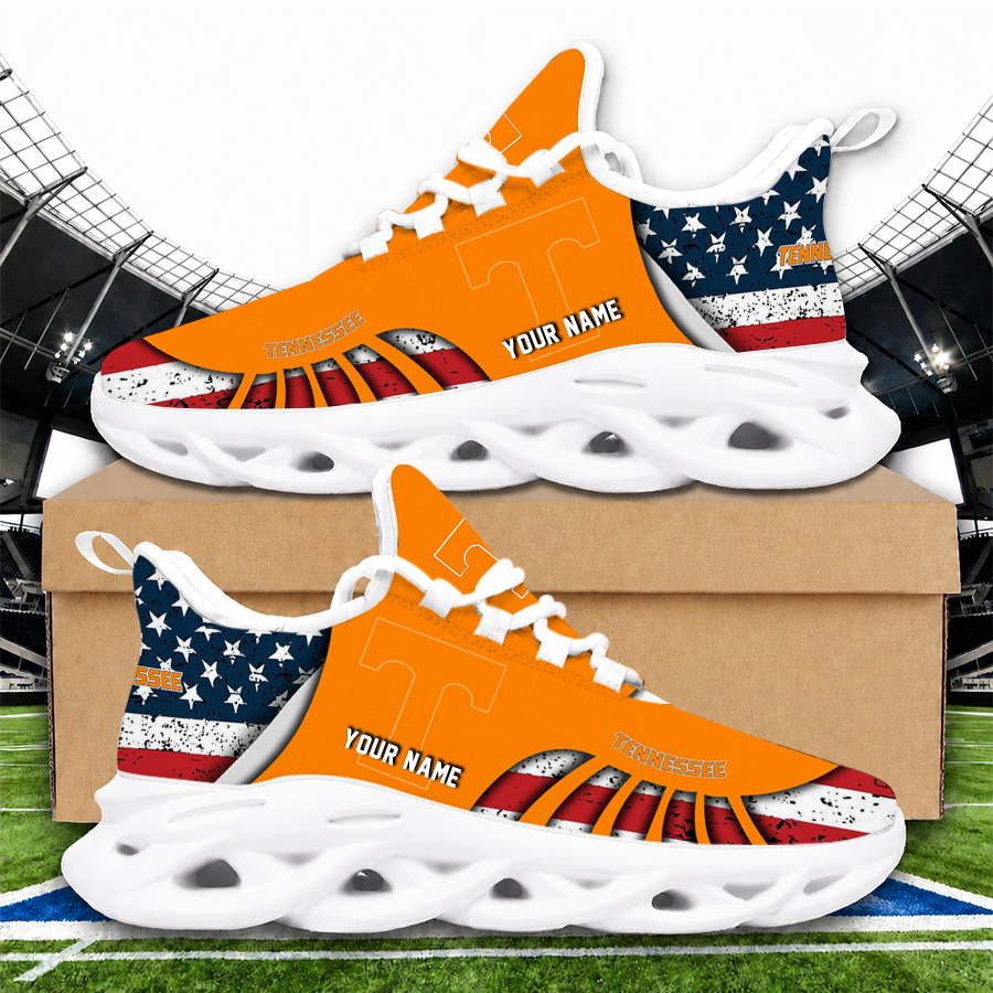 Limited Edition – New Customized NCAA Tennessee Volunteers Strappy Unisex Max Soul Sneakers