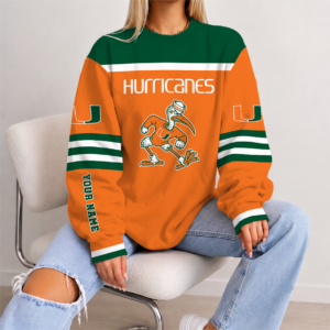 Limited Edition – Customized NCAA Miami Hurricanes Unisex Sweatshirt