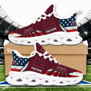 Limited Edition – Customized NCAA Mississippi State Bulldogs Unisex Max Soul Sneakers