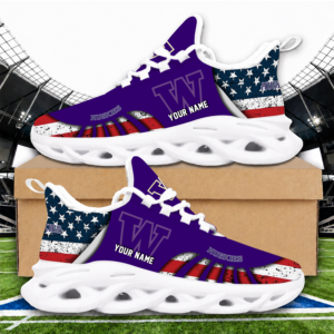 Limited Edition – Customized NCAA Washington Huskies Max Soul Sneakers