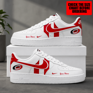 Limited Edition – Customized NHL Carolina Hurricanes Air Force 1 Shoes
