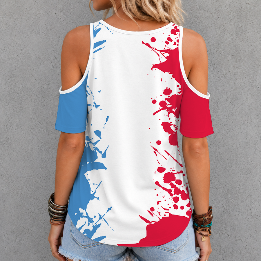 Limited Edition – Customized WNBA Atlanta Dream Criss Cross V-Neck Top - Image 2