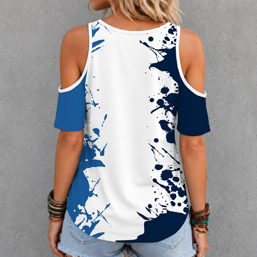 Limited Edition – Customized WNBA Minnesota Lynx Criss Cross V-Neck Top - Image 2