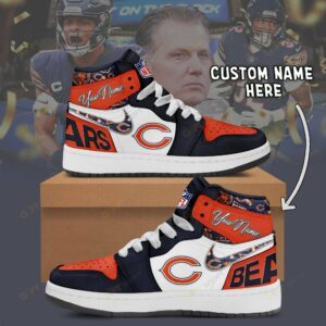 Limited Edition – Customized NFL Chicago Bears Air Jordan 1 Shoes