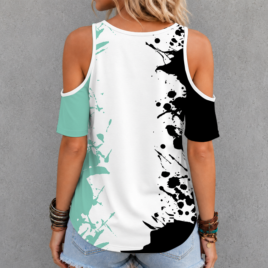 Limited Edition – Customized WNBA New York Liberty Criss Cross V-Neck Top - Image 2