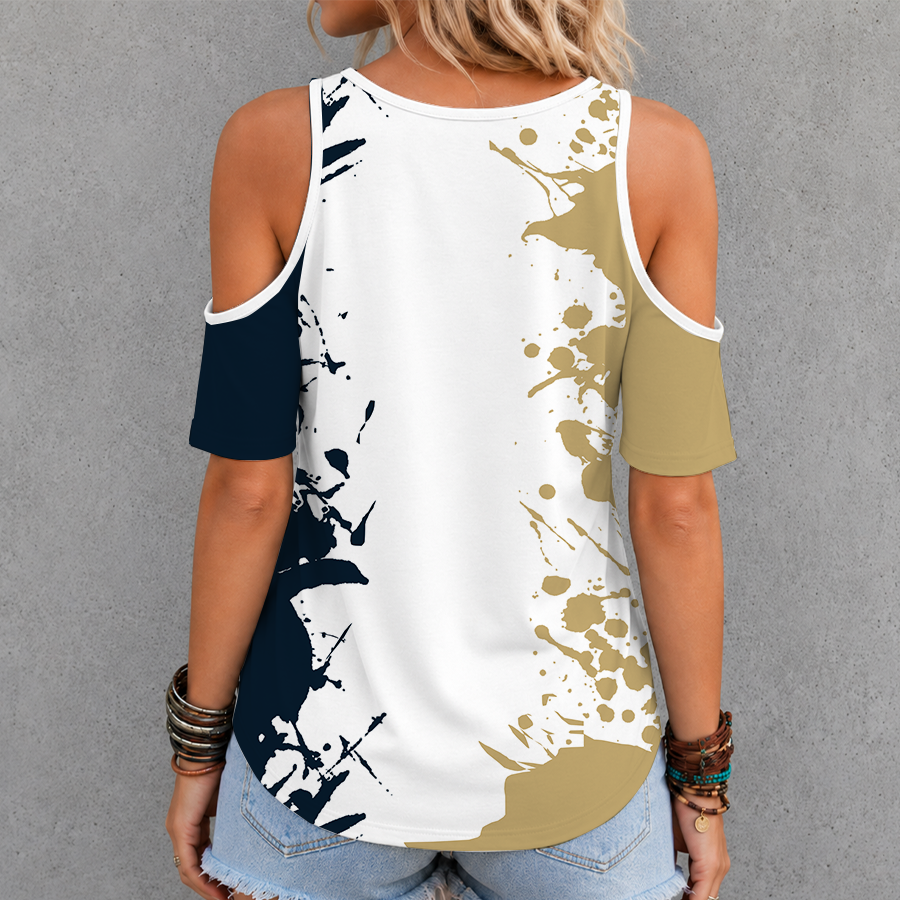 Limited Edition – Customized MLS Philadelphia Union Criss Cross V-Neck Top - Image 2