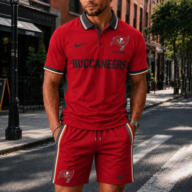 Limited Edition – Customized NFL Tampa Bay Buccaneers Polo Shirt & Short Pants
