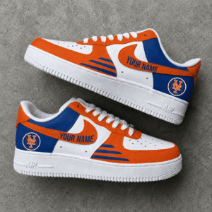 Limited Edition – Customized MLB New York Mets Air Force 1 Shoes