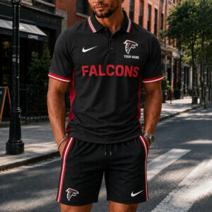 Limited Edition – Customized NFL Atlanta Falcons Polo Shirt & Short Pants