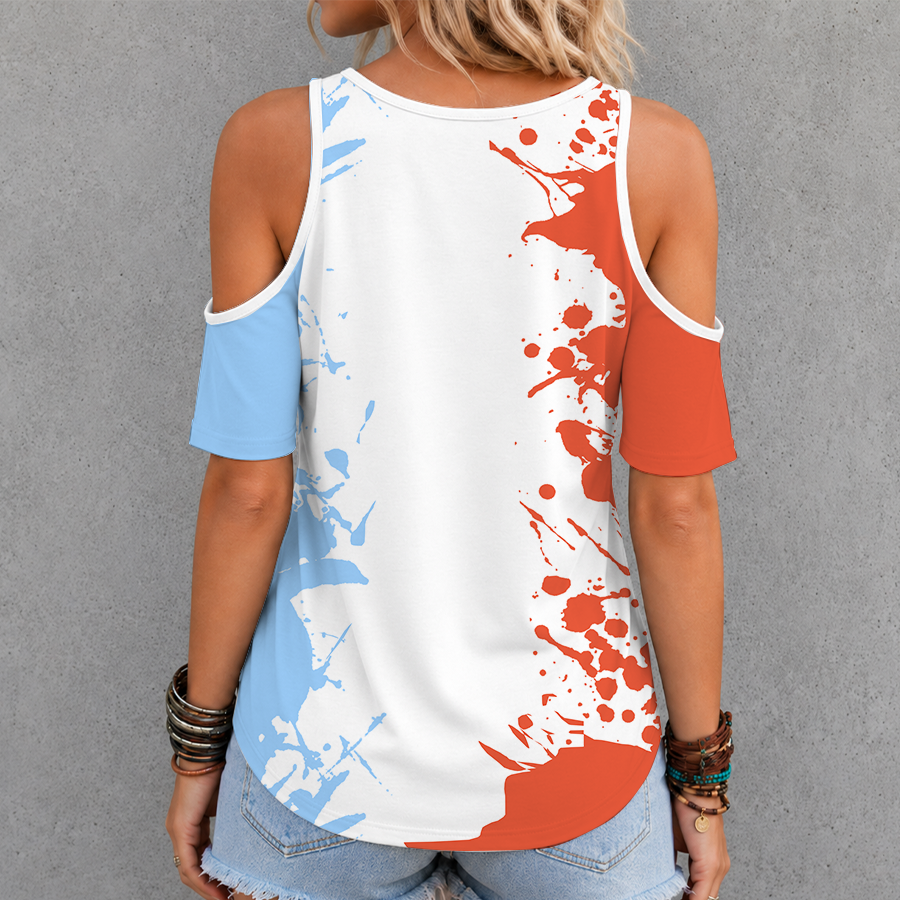 Limited Edition – Customized MLS New York City Fc Criss Cross V-Neck Top - Image 2