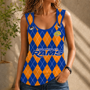 Limited Edition – Customized NFL Los Angeles Rams O-Ring Shoulder Tank Top