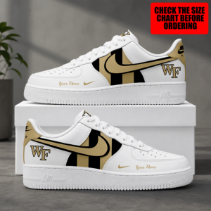 Limited Edition – Customized NCAA Wake Forest Demon Deacons Air Force 1 Shoes
